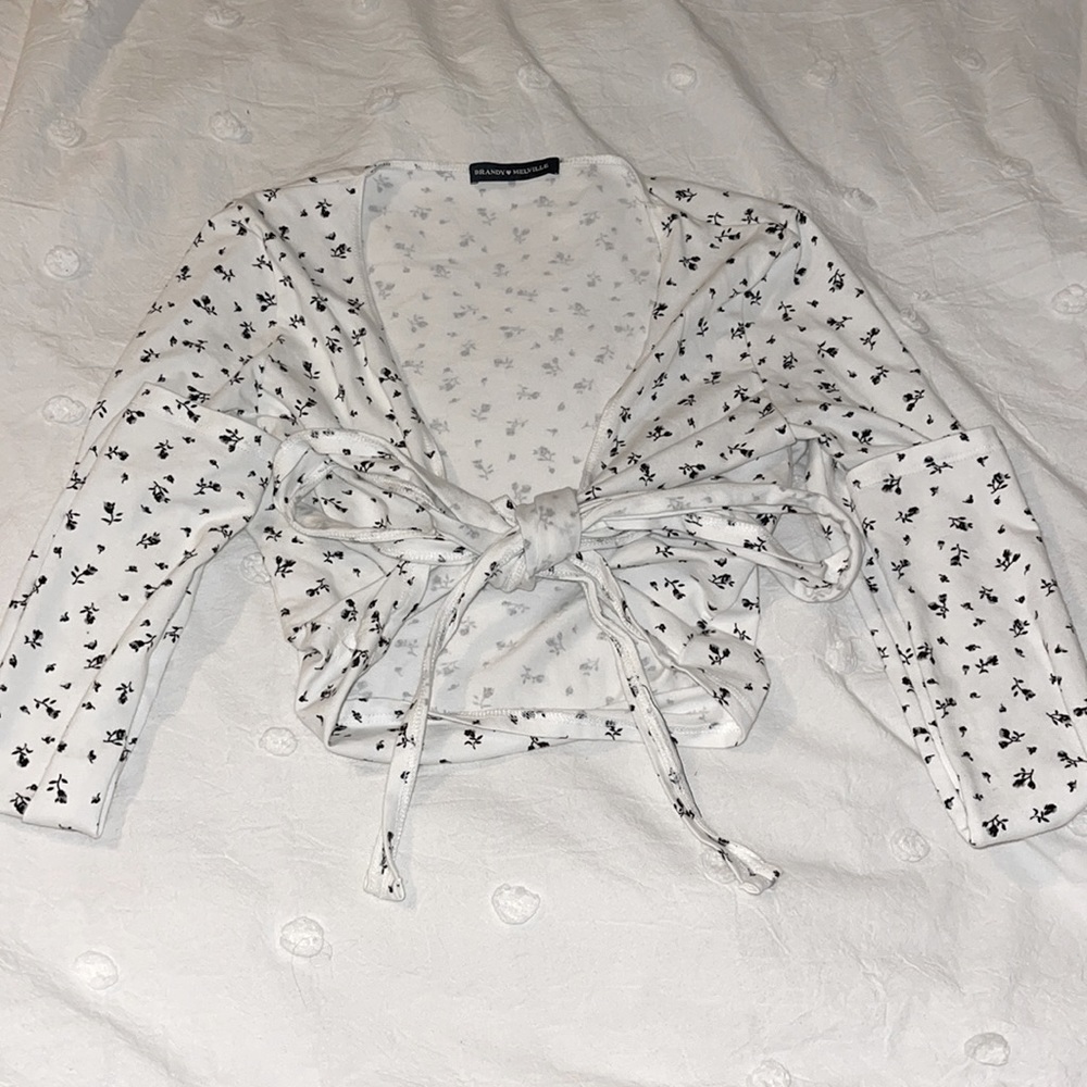 brandy melville tie front top